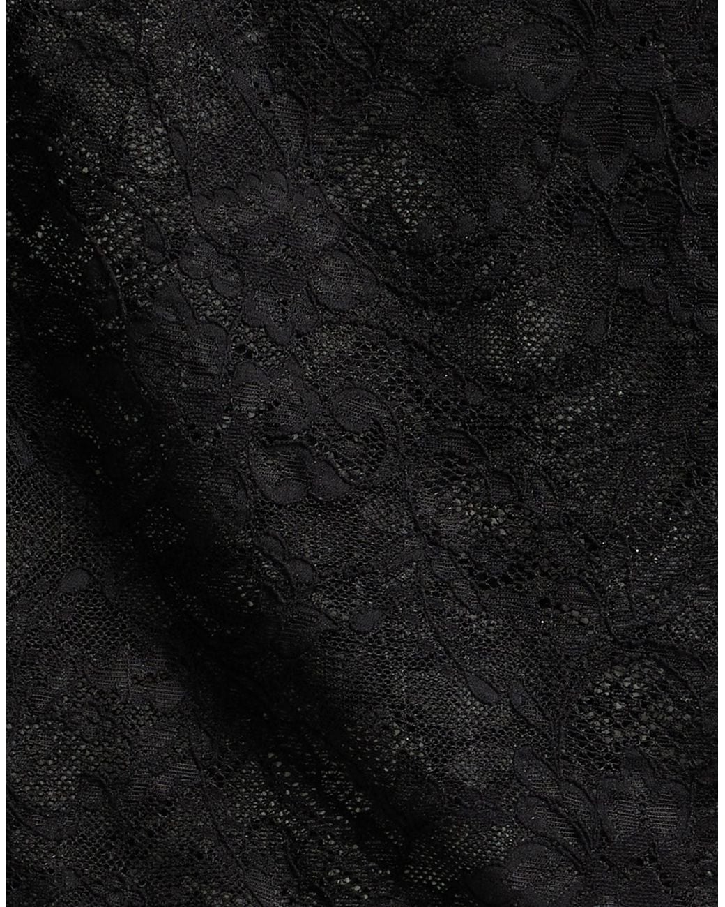 Patrizia Pepe Black Top Polyamide, Elastane, Cotton
