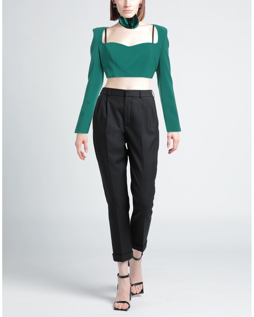 alma sanchez Green Top