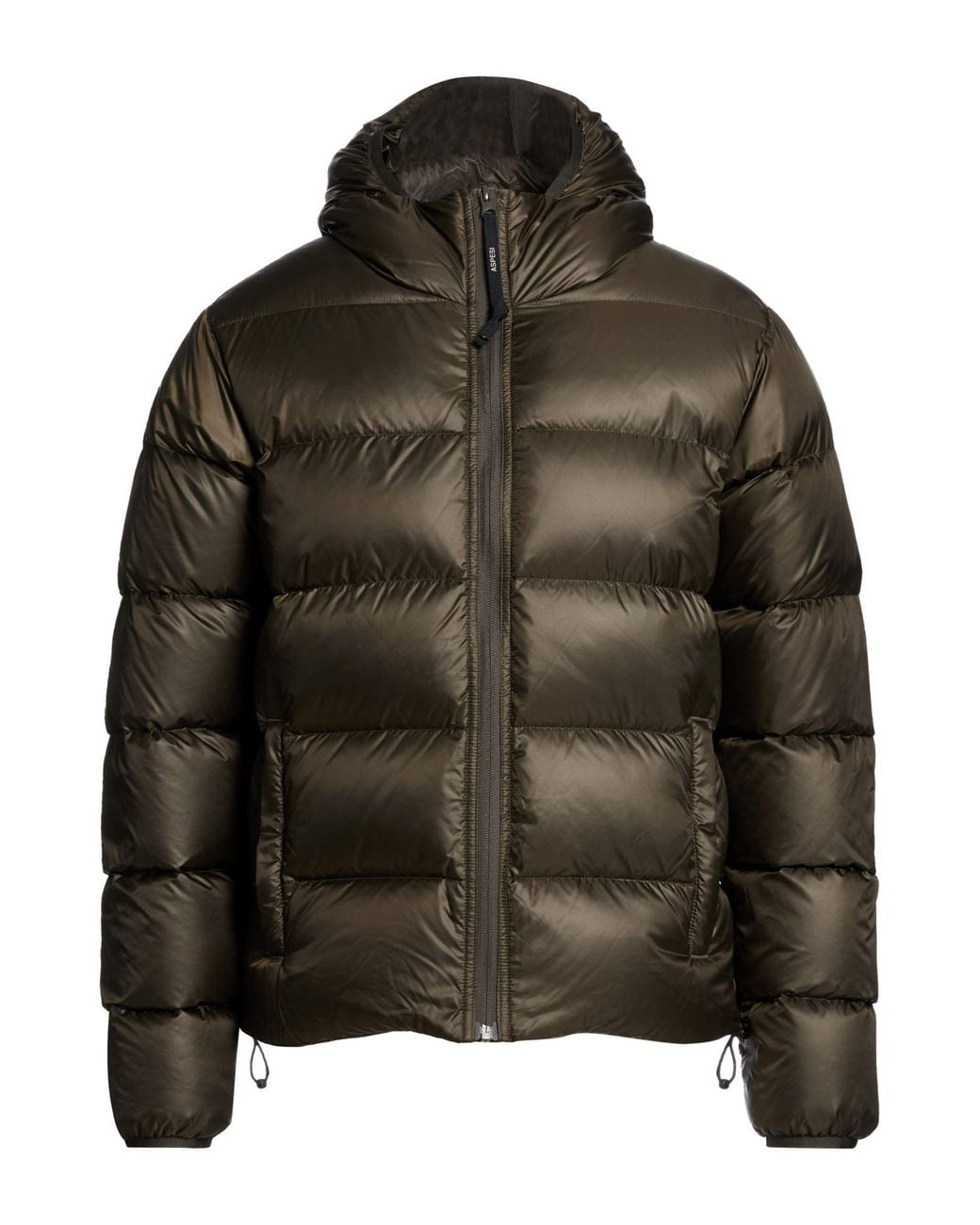 Aspesi Brown Military Puffer Polyester for men