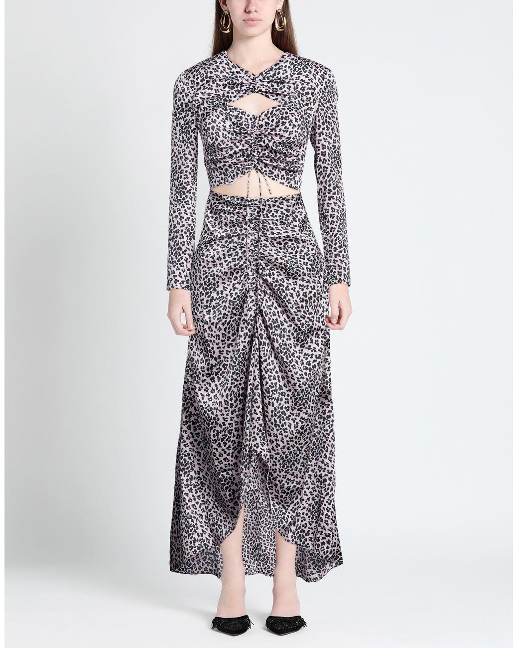 Maje Gray Midi Dress