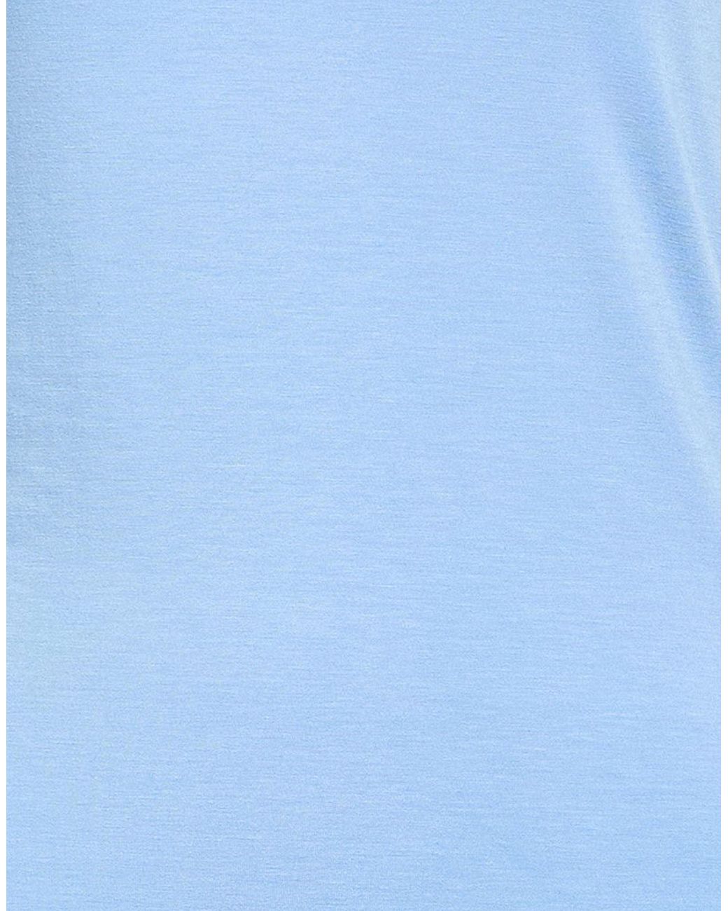 Kontatto Blue Tank Top Viscose, Elastane