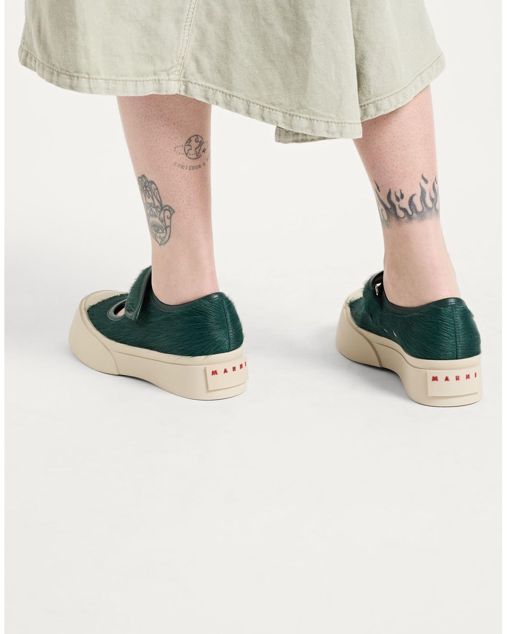 Escarpins Marni en coloris Green