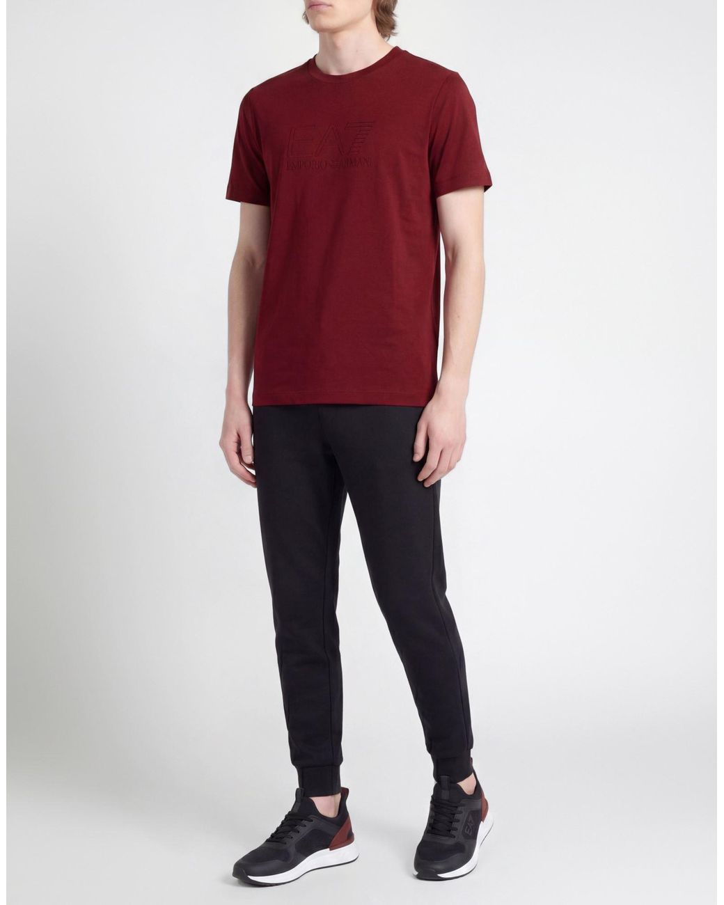 EA7 Red T-Shirts for men