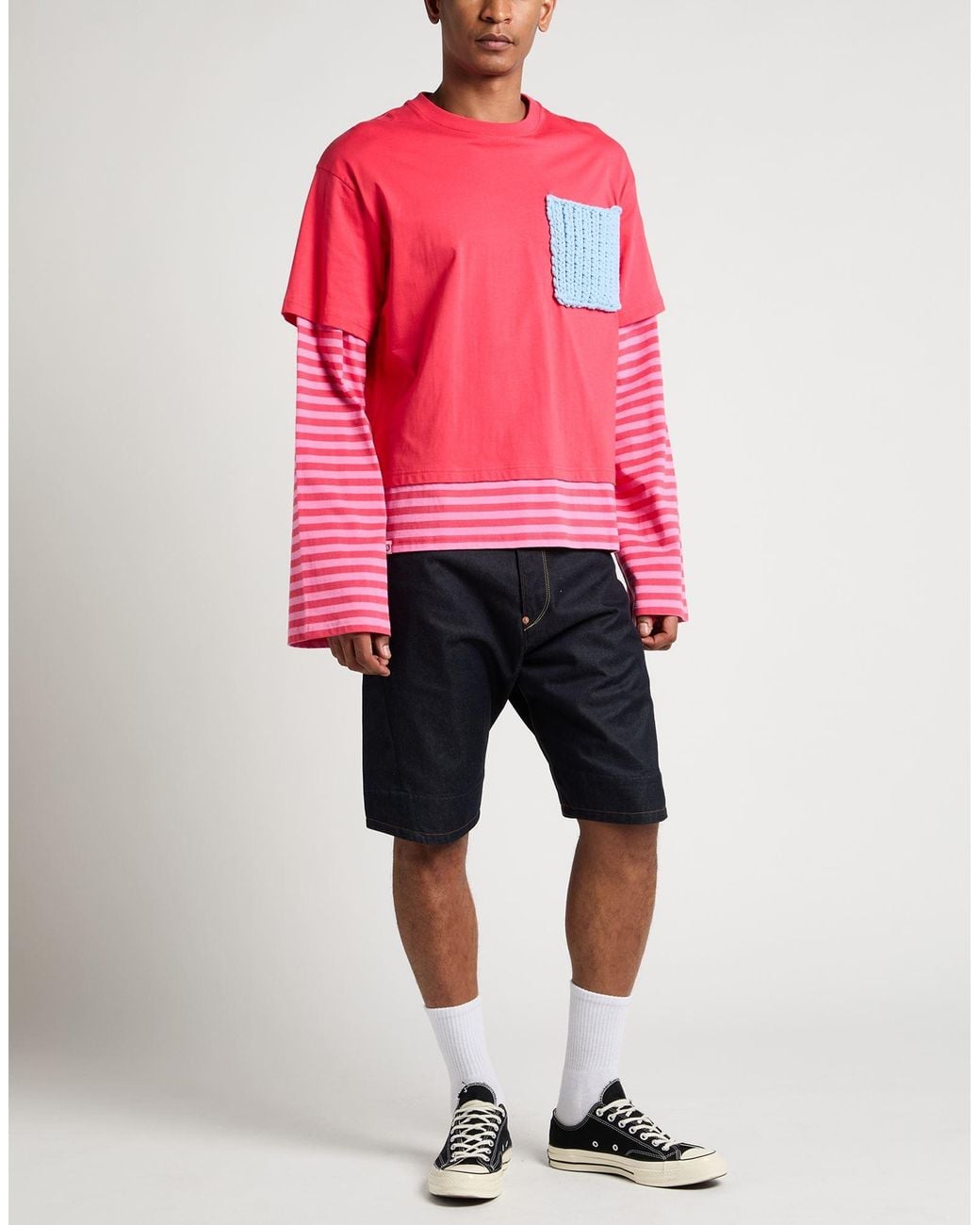 Charles Jeffrey Pink T-Shirt for men