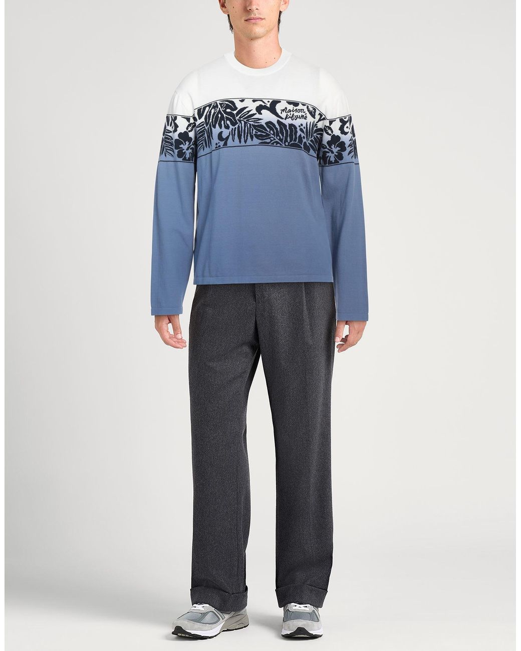 Pullover Maison Kitsuné de hombre de color Blue