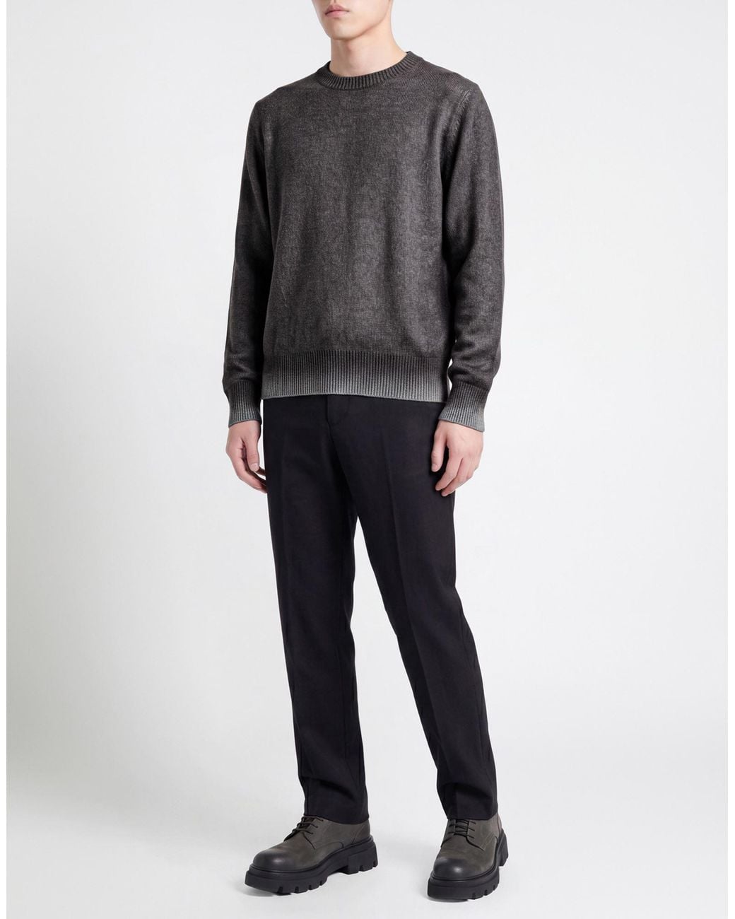 Aragona Gray Sweater Cashmere for men