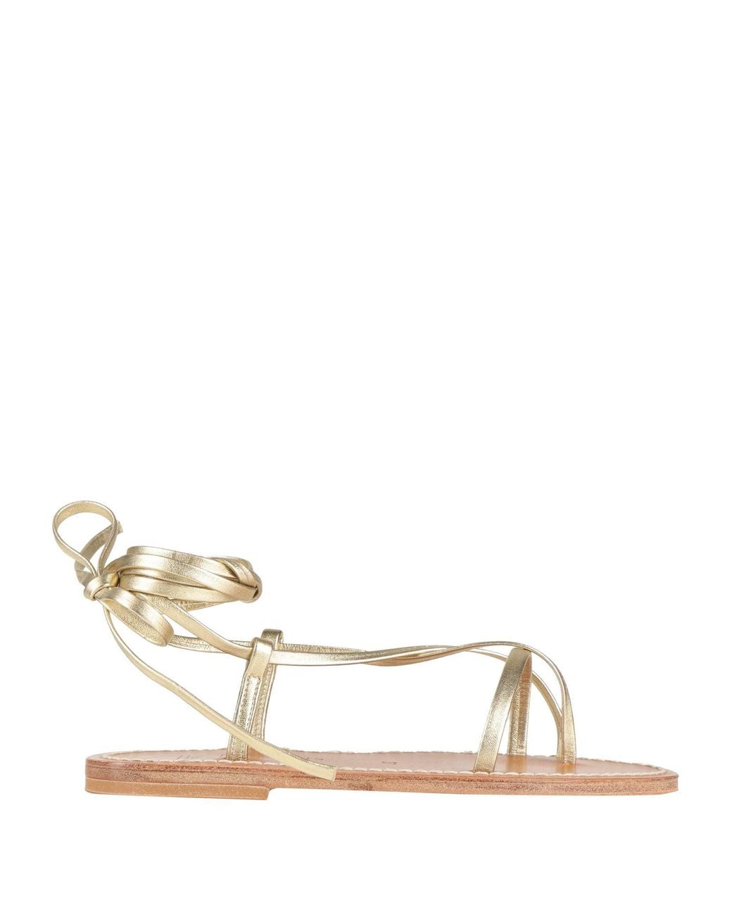 K. Jacques Natural Thong Sandal Leather