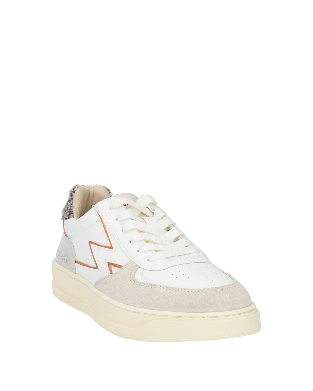 Moaconcept White Sneakers Leather, Textile Fibers
