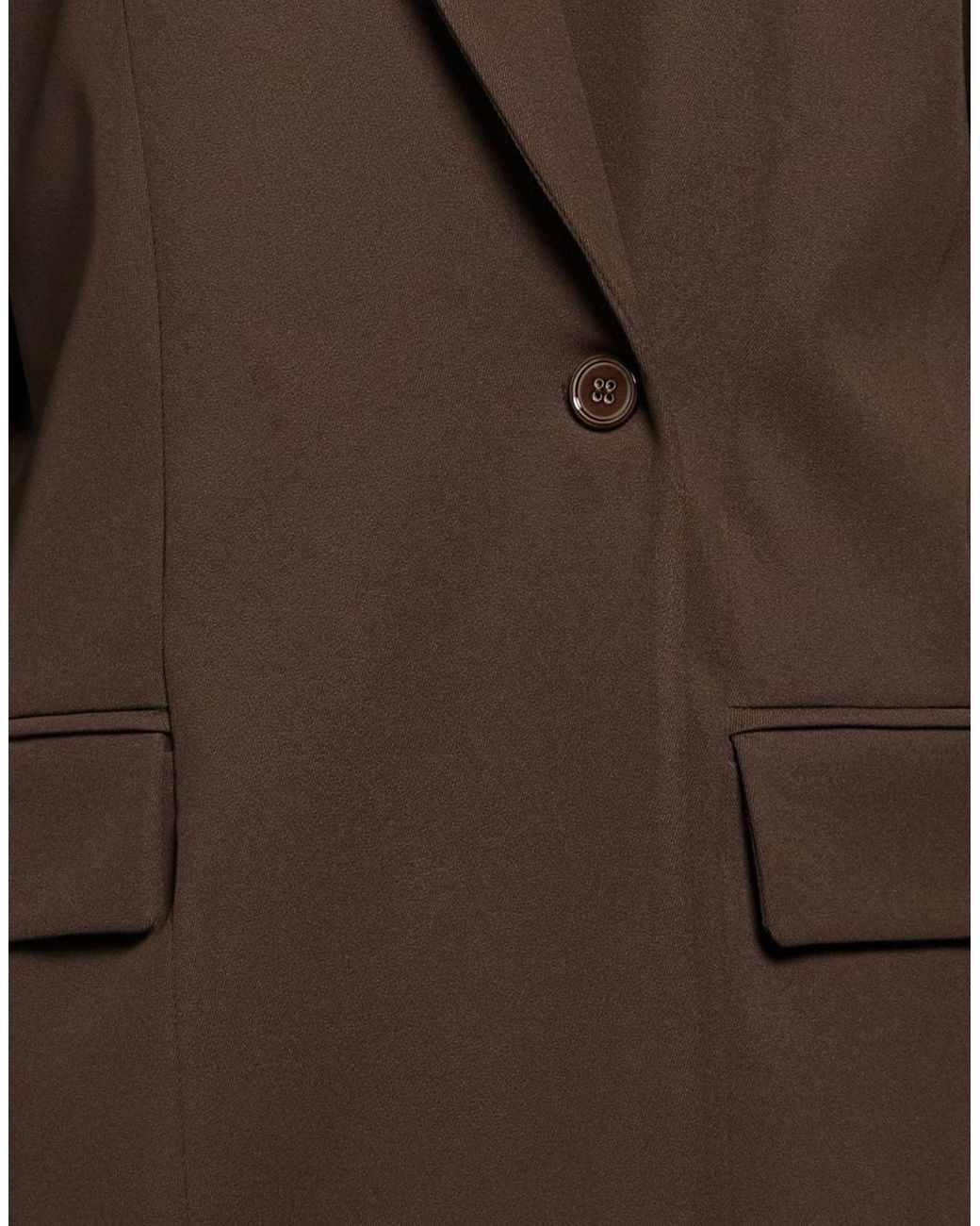 SOLOTRE Brown Blazer Polyester, Elastane