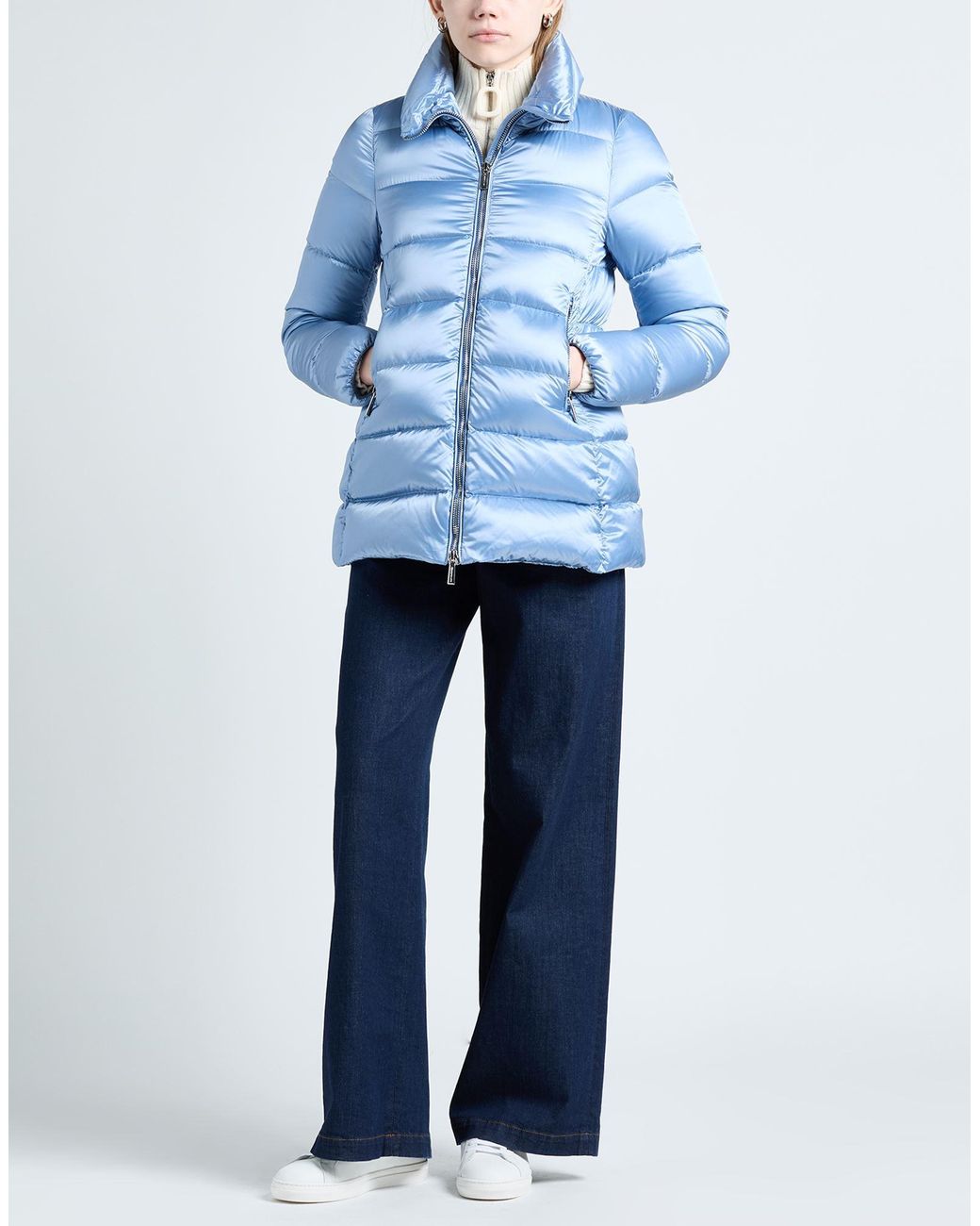 Moorer Blue Puffer Polyamide