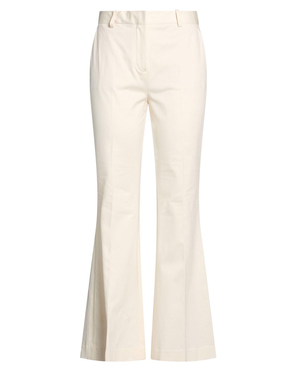 Circolo 1901 Natural Cream Pants Cotton, Elastane