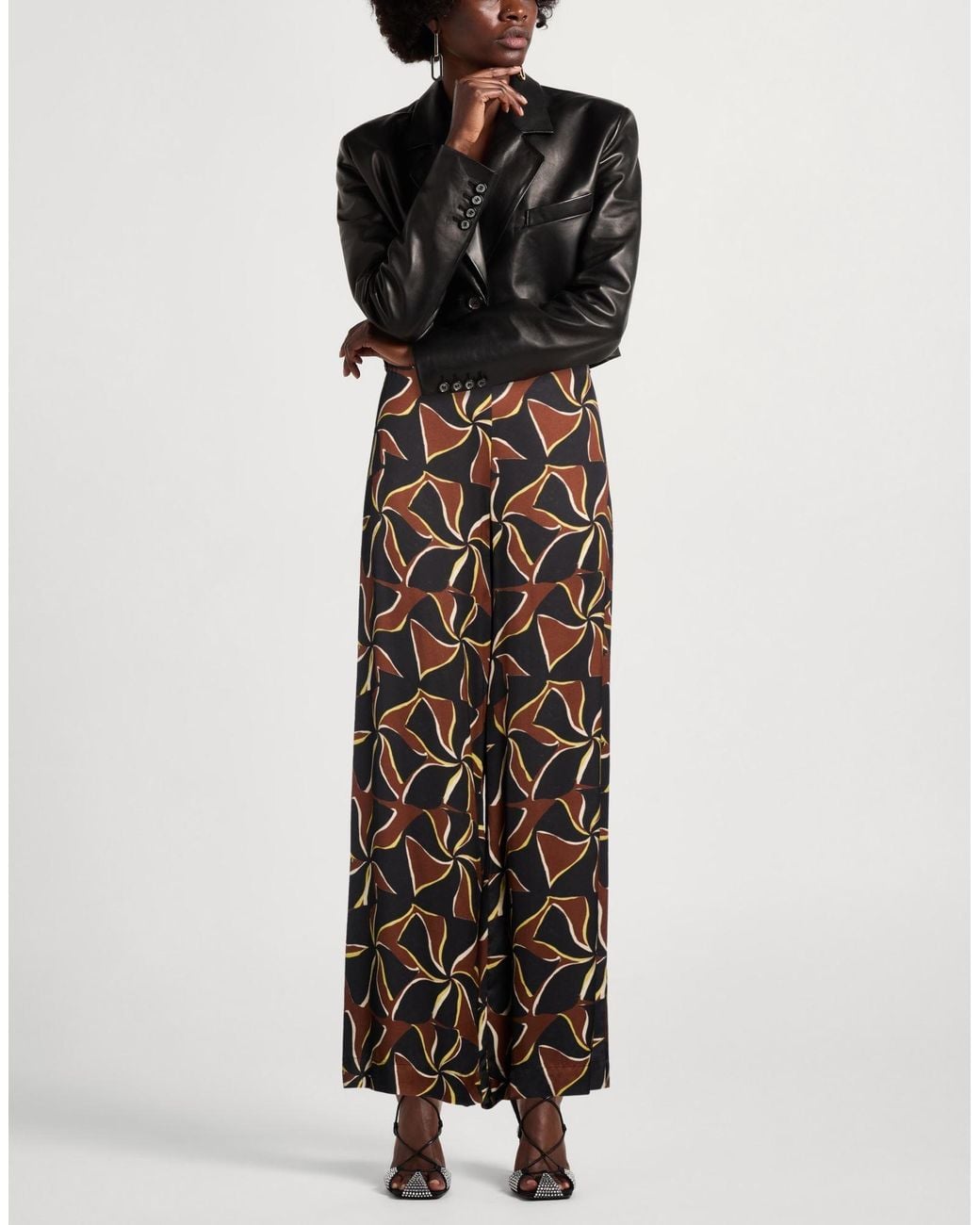 Ottod'Ame Black Pants Viscose
