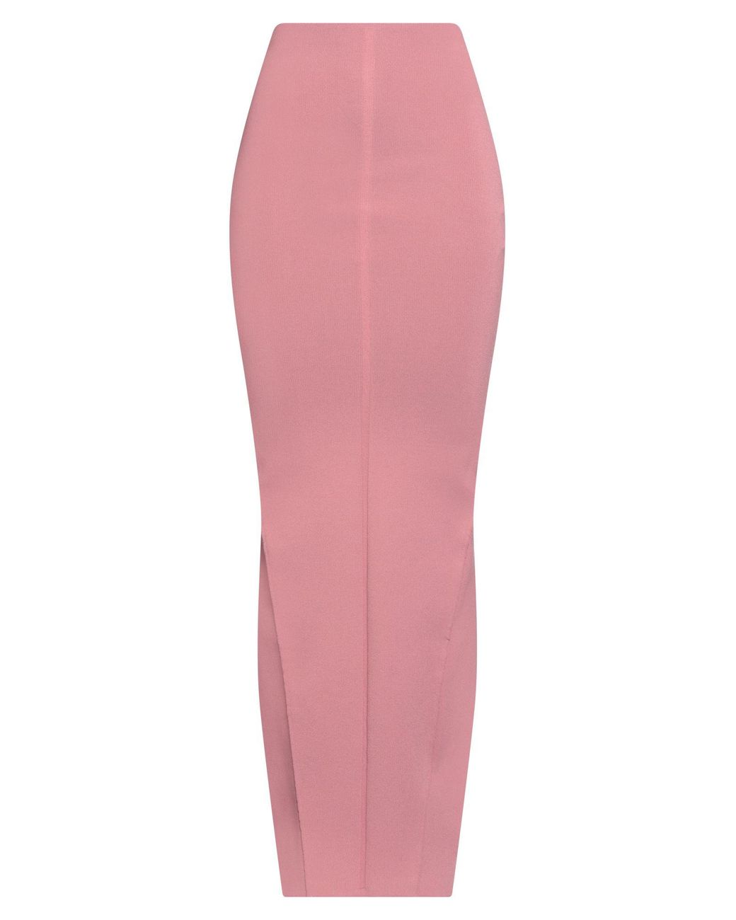 Rick Owens Pink Maxi Skirt Viscose, Polyester, Polyamide, Elastane