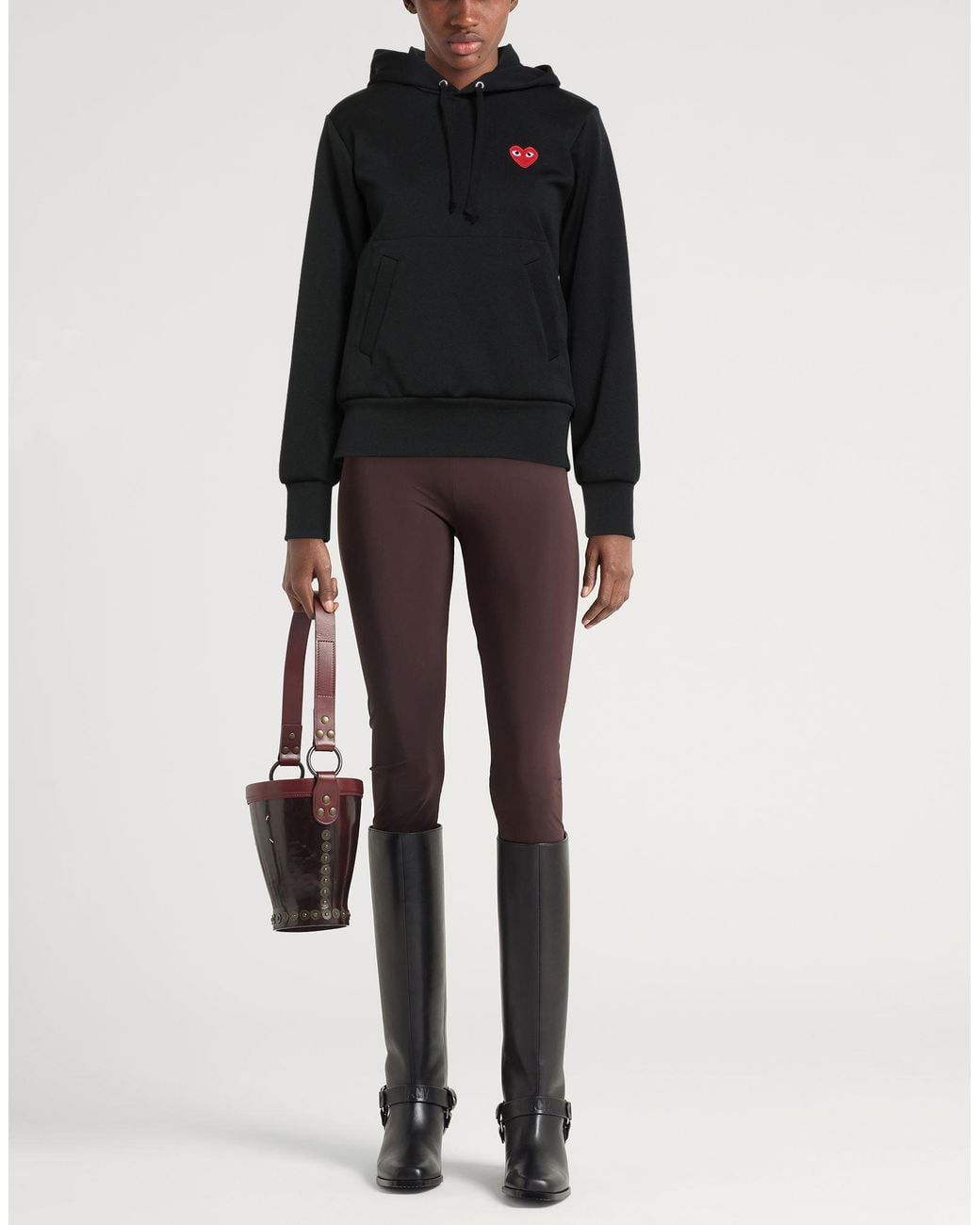 COMME DES GARÇONS PLAY Black Sweatshirt Polyester