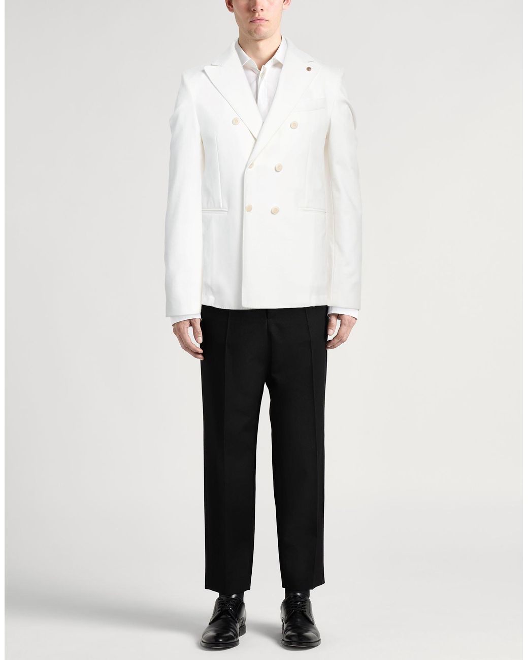 Barbati White Blazer for men