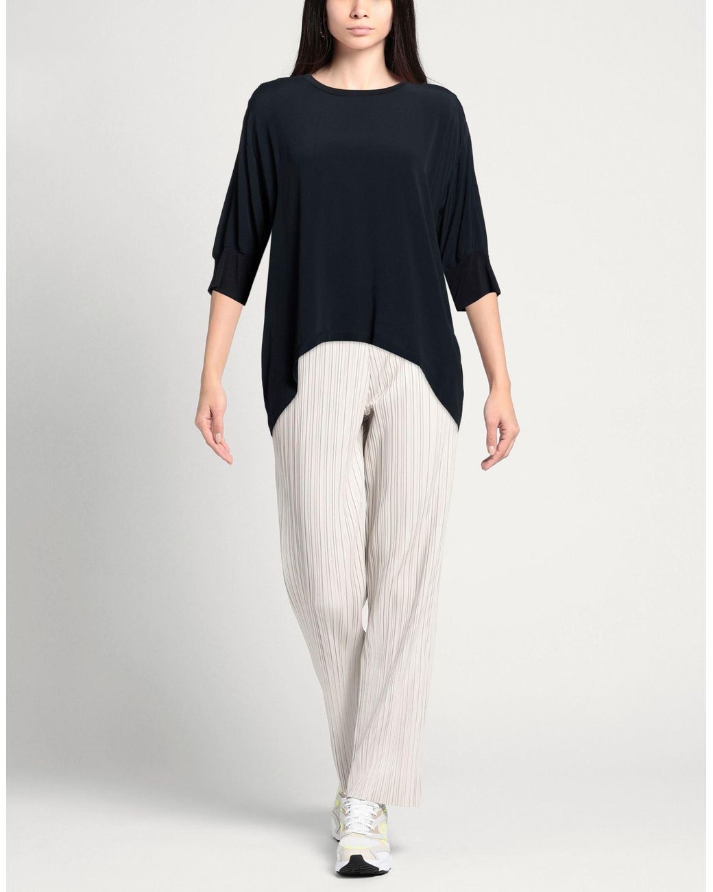 RUE DU BAC Blue Midnight Top Acetate, Silk