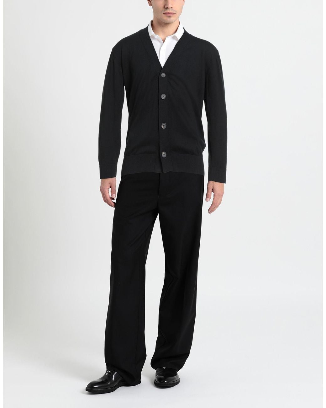 FILIPPO DE LAURENTIIS Black Cardigan for men