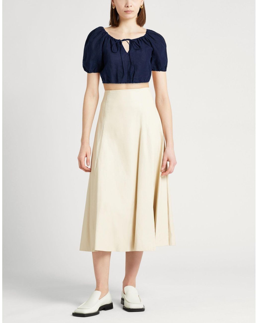Casa Raki Blue Top Organic Linen