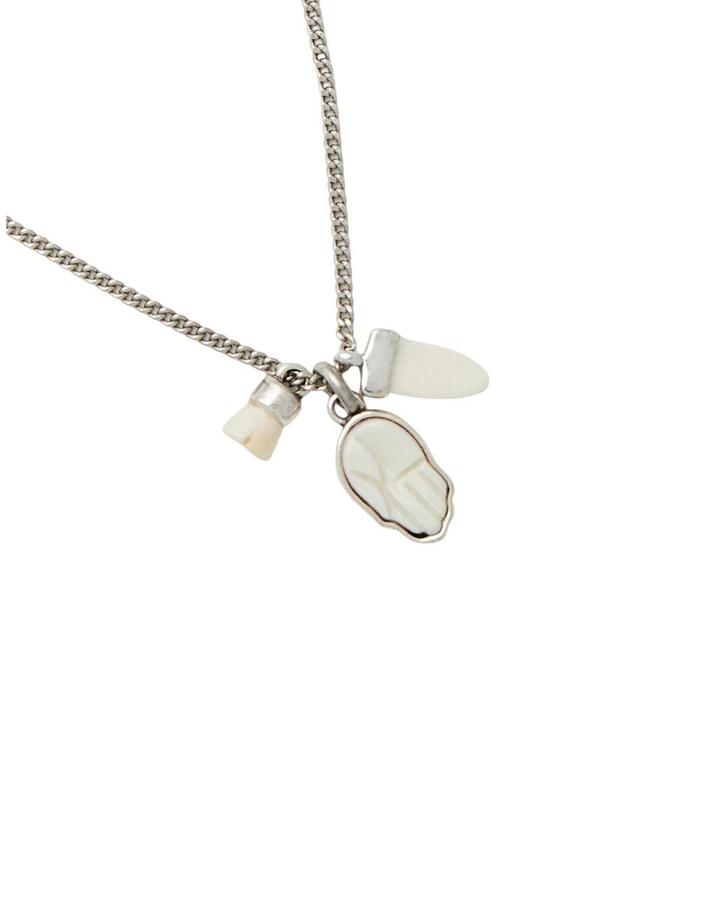 Isabel Marant White Necklace for men
