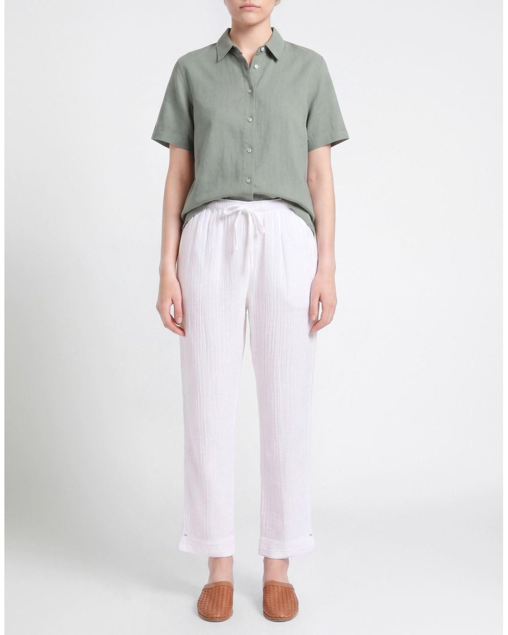 Xirena White Pants Cotton