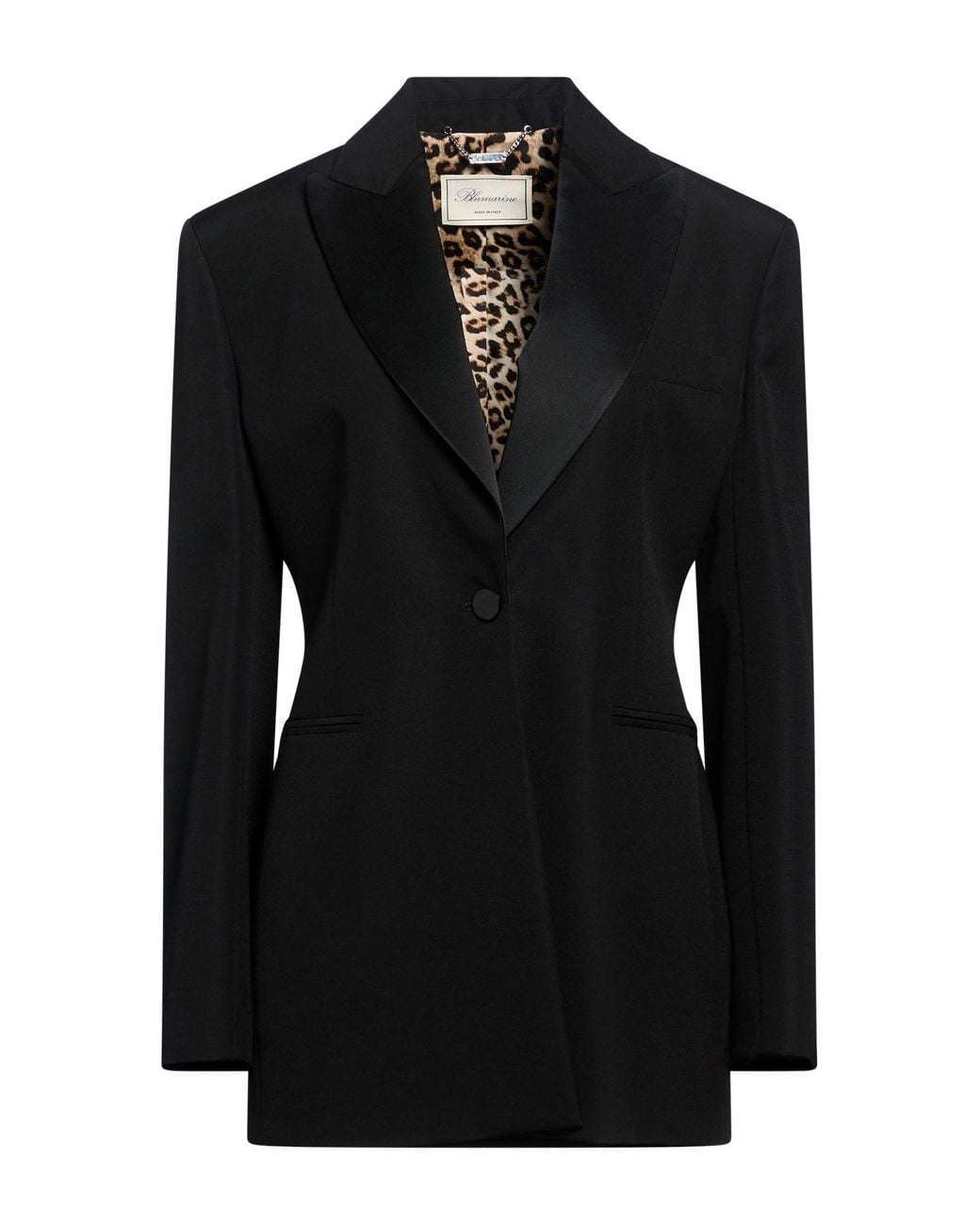 Blumarine Black Blazer Virgin Wool
