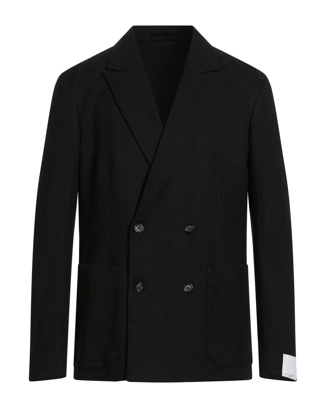 Paolo Pecora Black Blazer for men