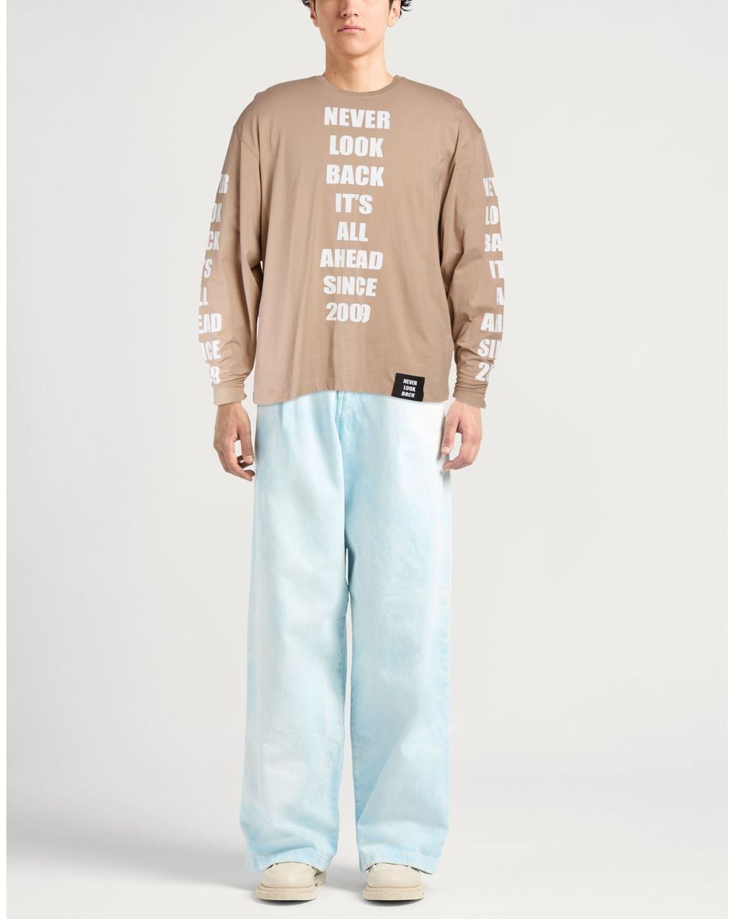 Camiseta MSGM de hombre de color Natural