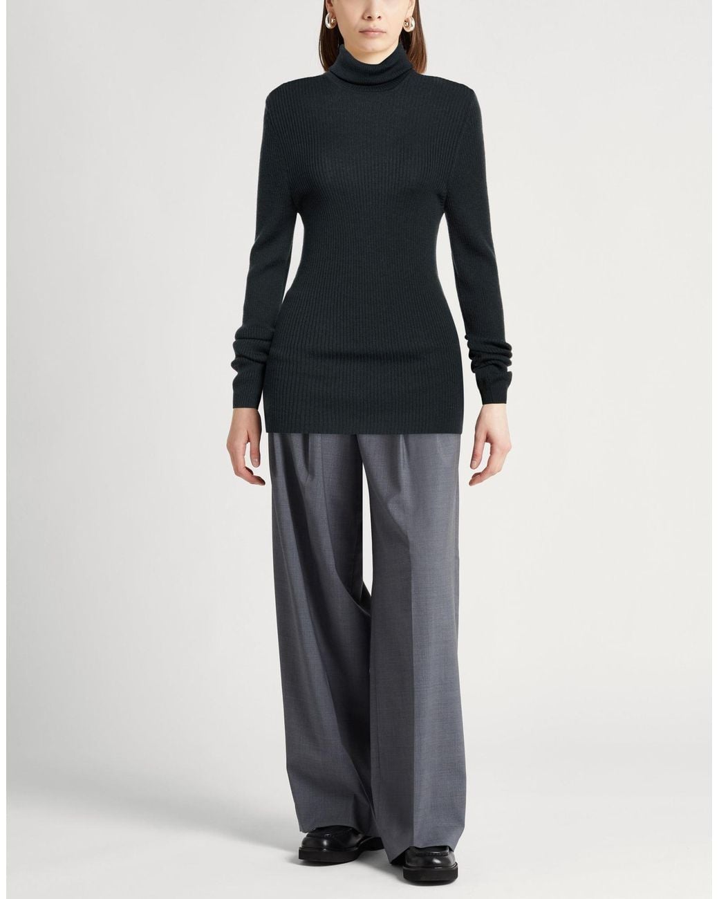 Crossley Black Rollkragenpullover