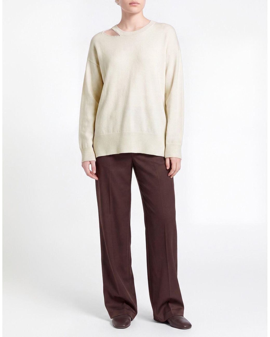 Alpha Studio White Jumper