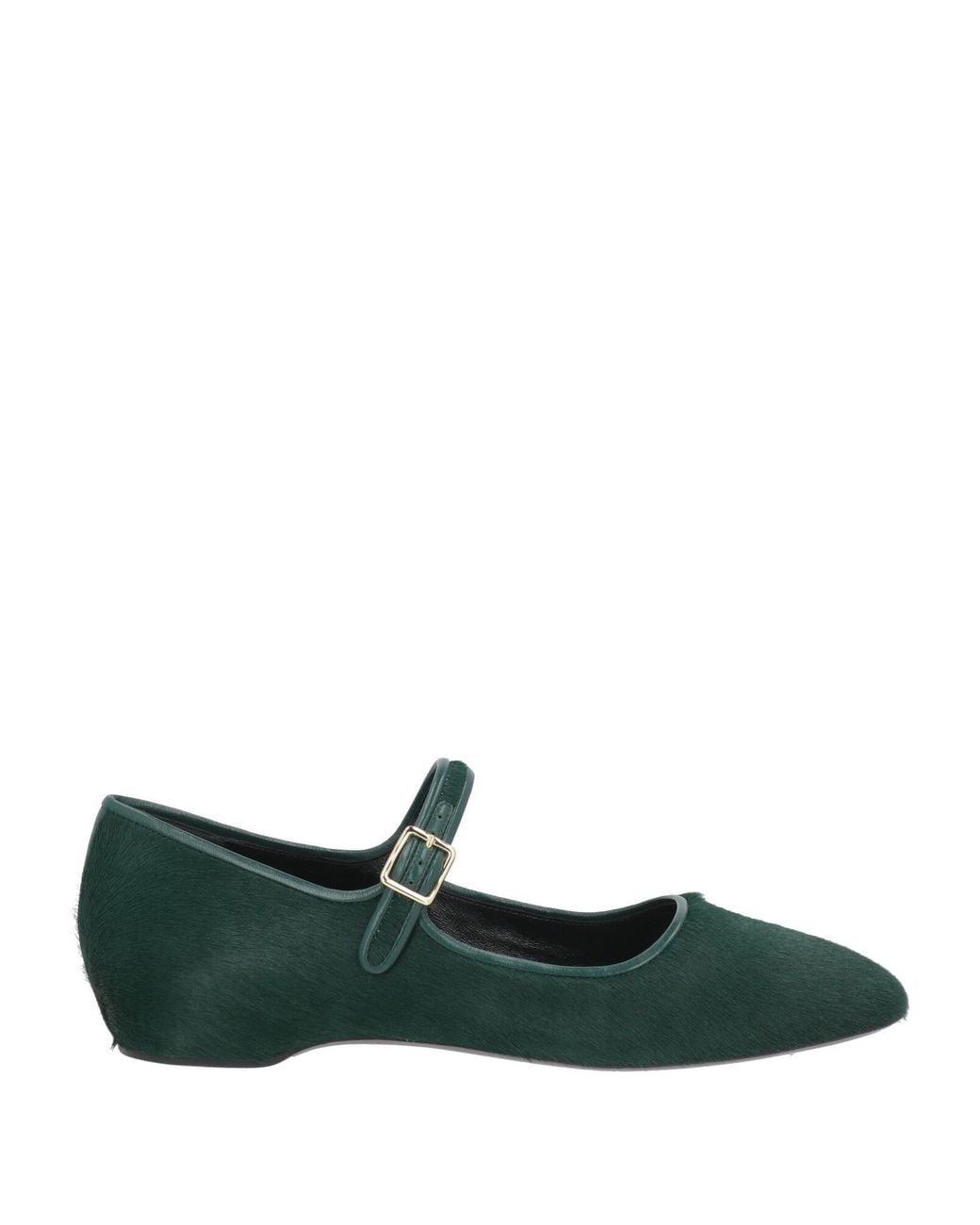 Giorgio Armani Green Ballet Flats