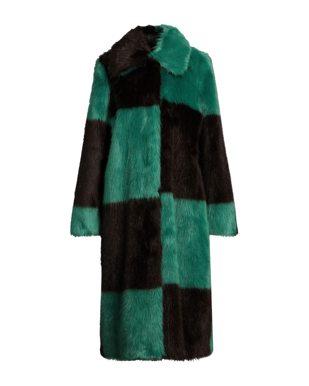 Stand Studio Green Shearling & Teddy