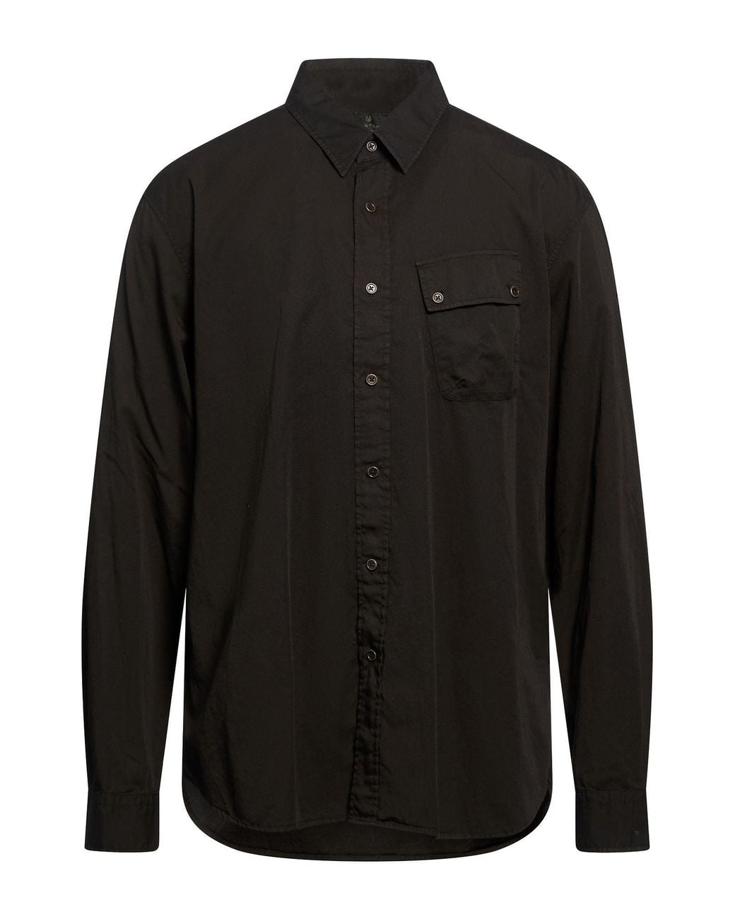 Belstaff Black Shirt Cotton for men