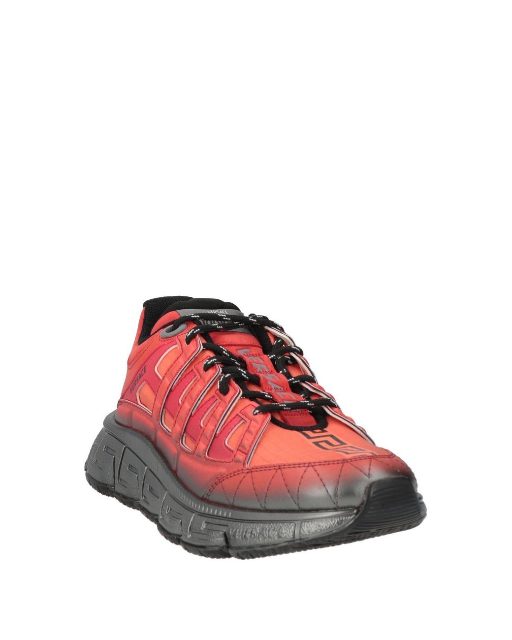 Versace Red Sneakers Leather