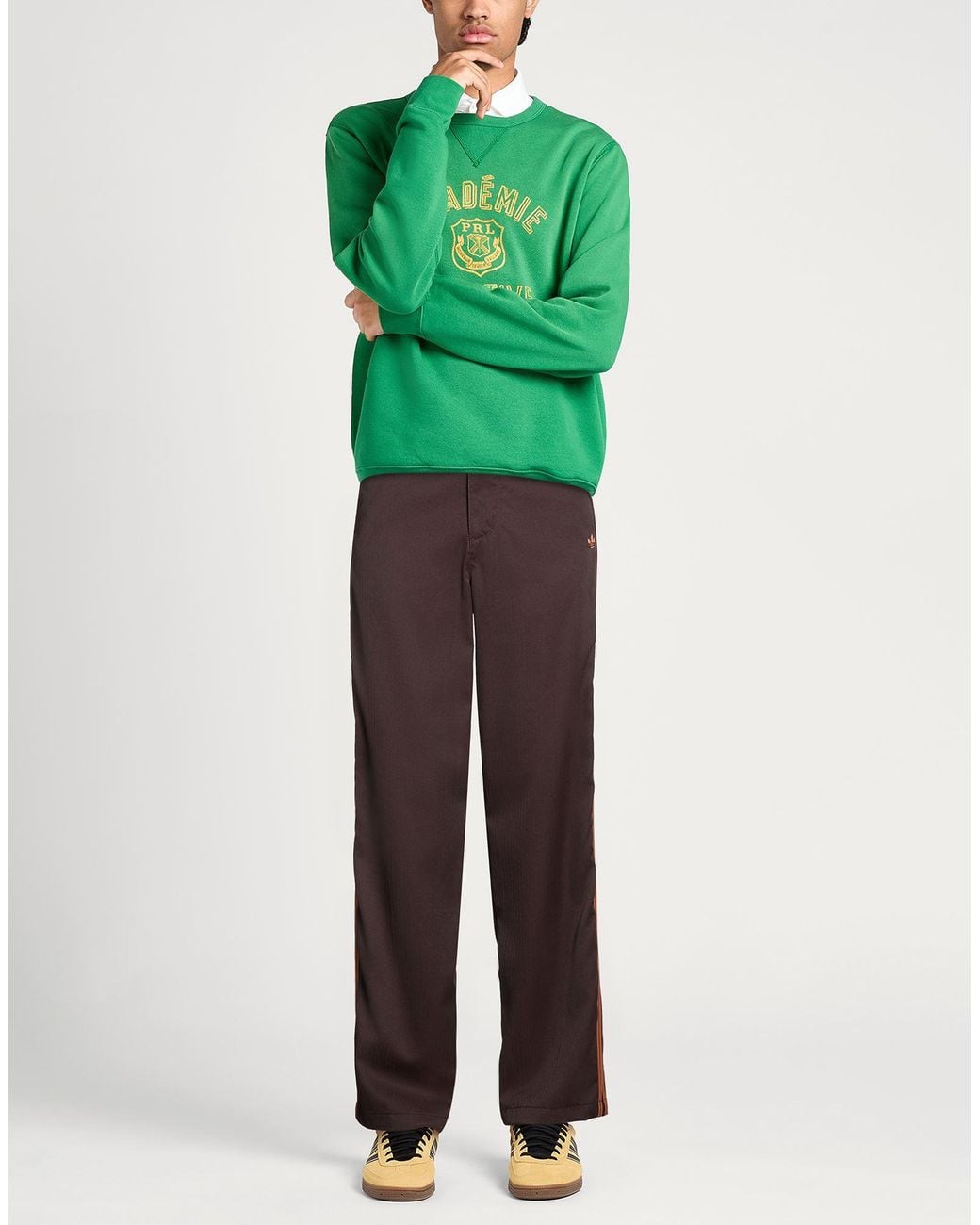Adidas Originals Brown Trouser for men