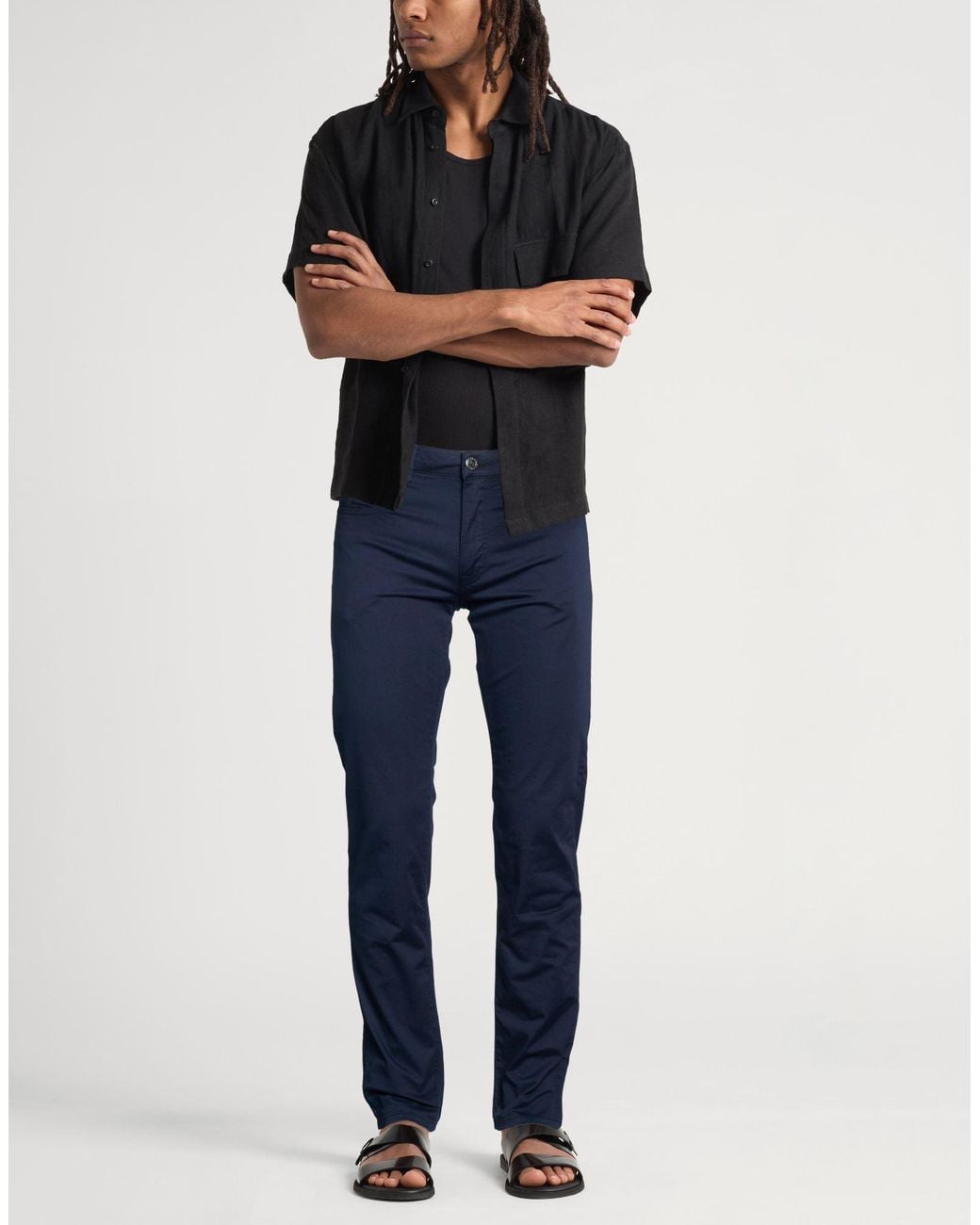 Paul & Shark Blue Pants for men