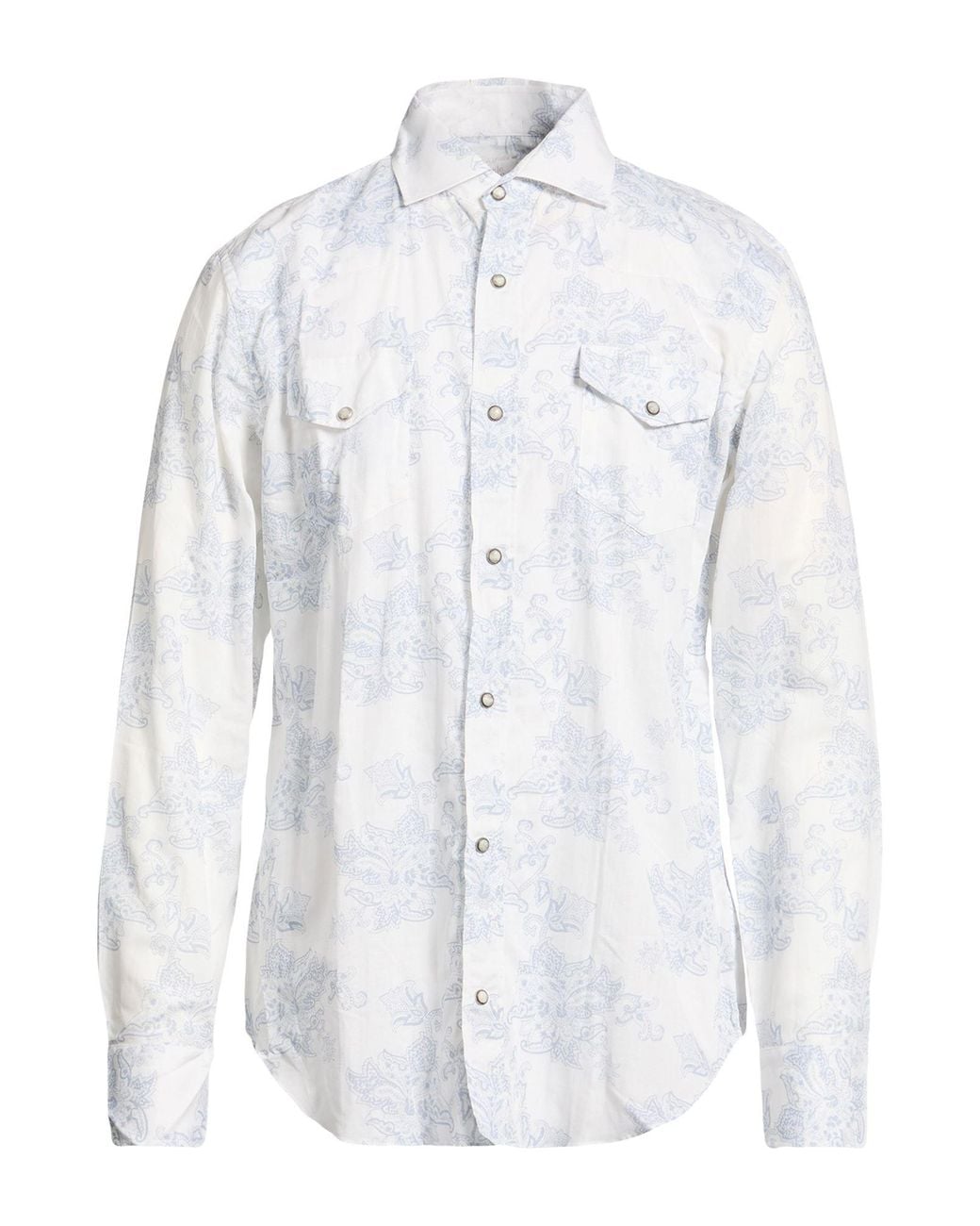 Eleventy White Shirt Cotton, Linen for men