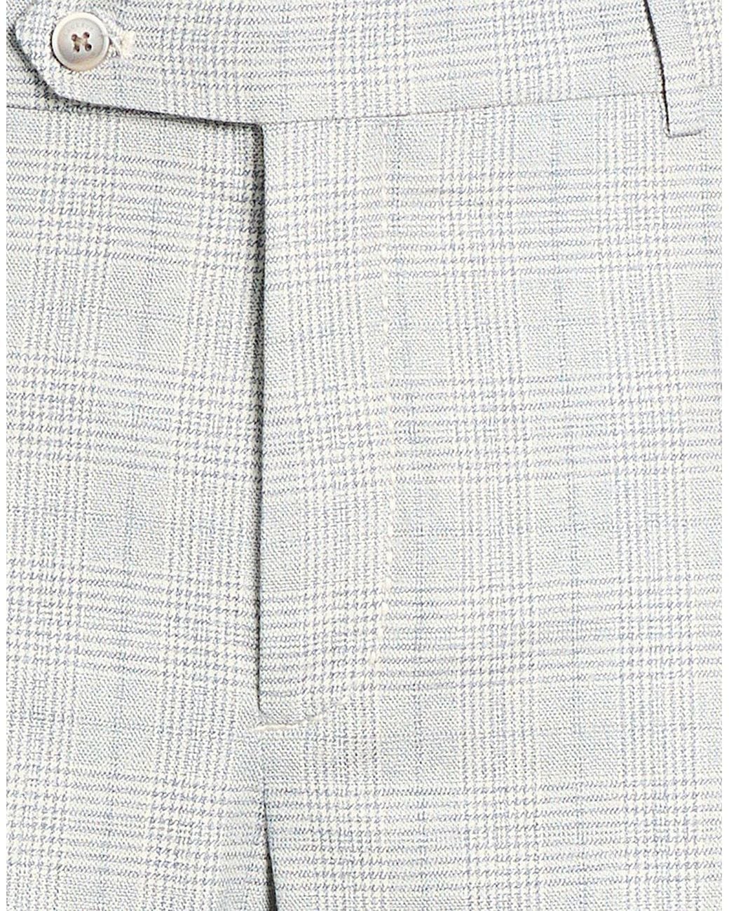 Hackett Gray Pants Cotton, Elastane for men