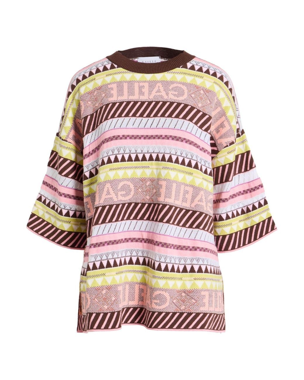 Gaelle Paris Pink Sweater Acrylic, Cotton