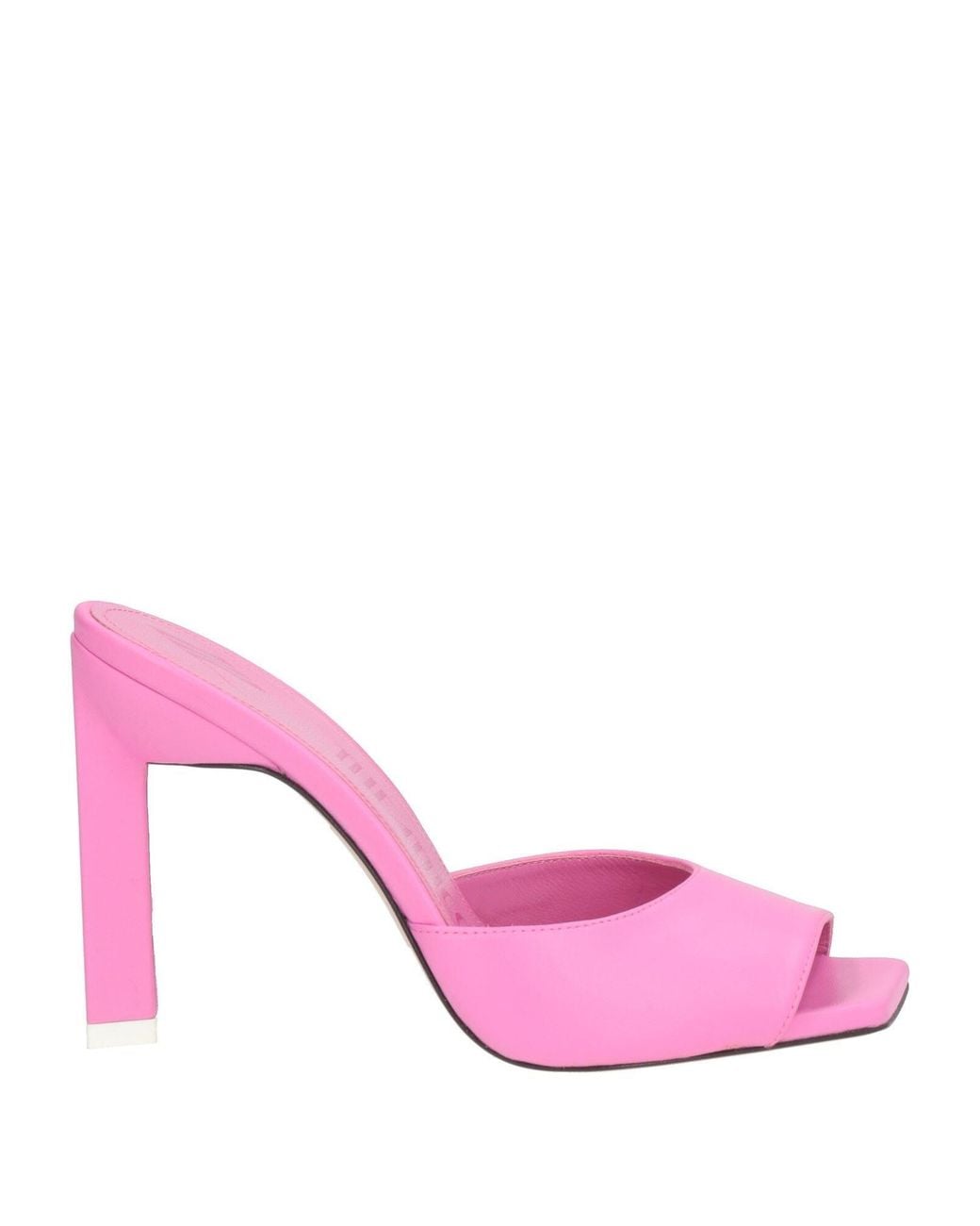 The Attico Pink Fuchsia Sandals Leather