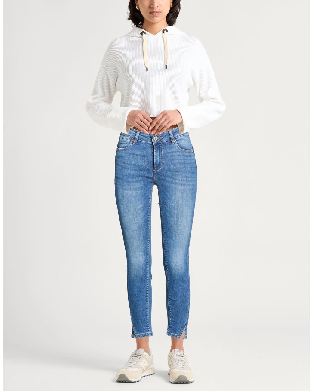 Fracomina Blue Jeans Cotton, Elastomultiester, Elastane