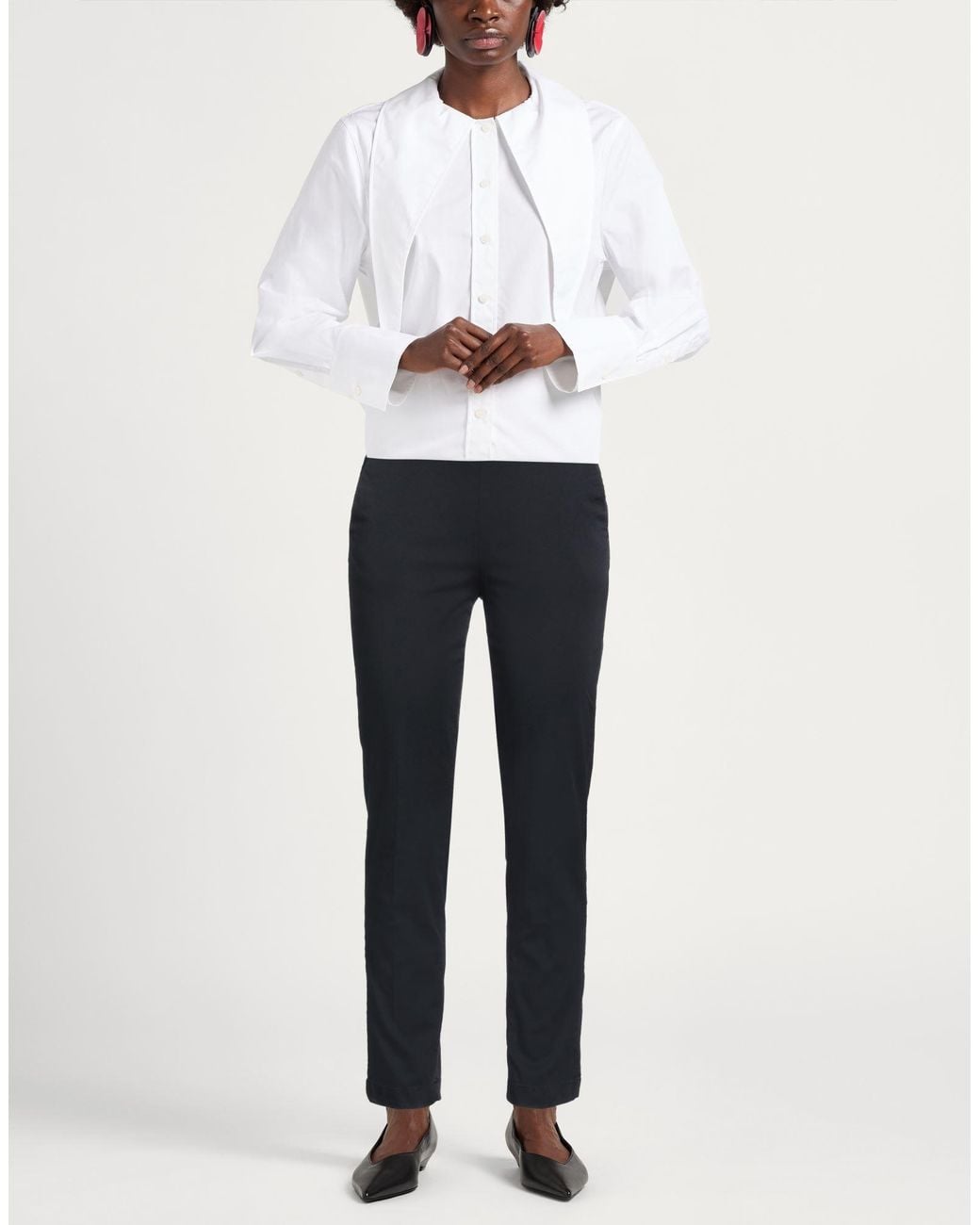 Liu Jo Blue Pants Cotton, Elastane