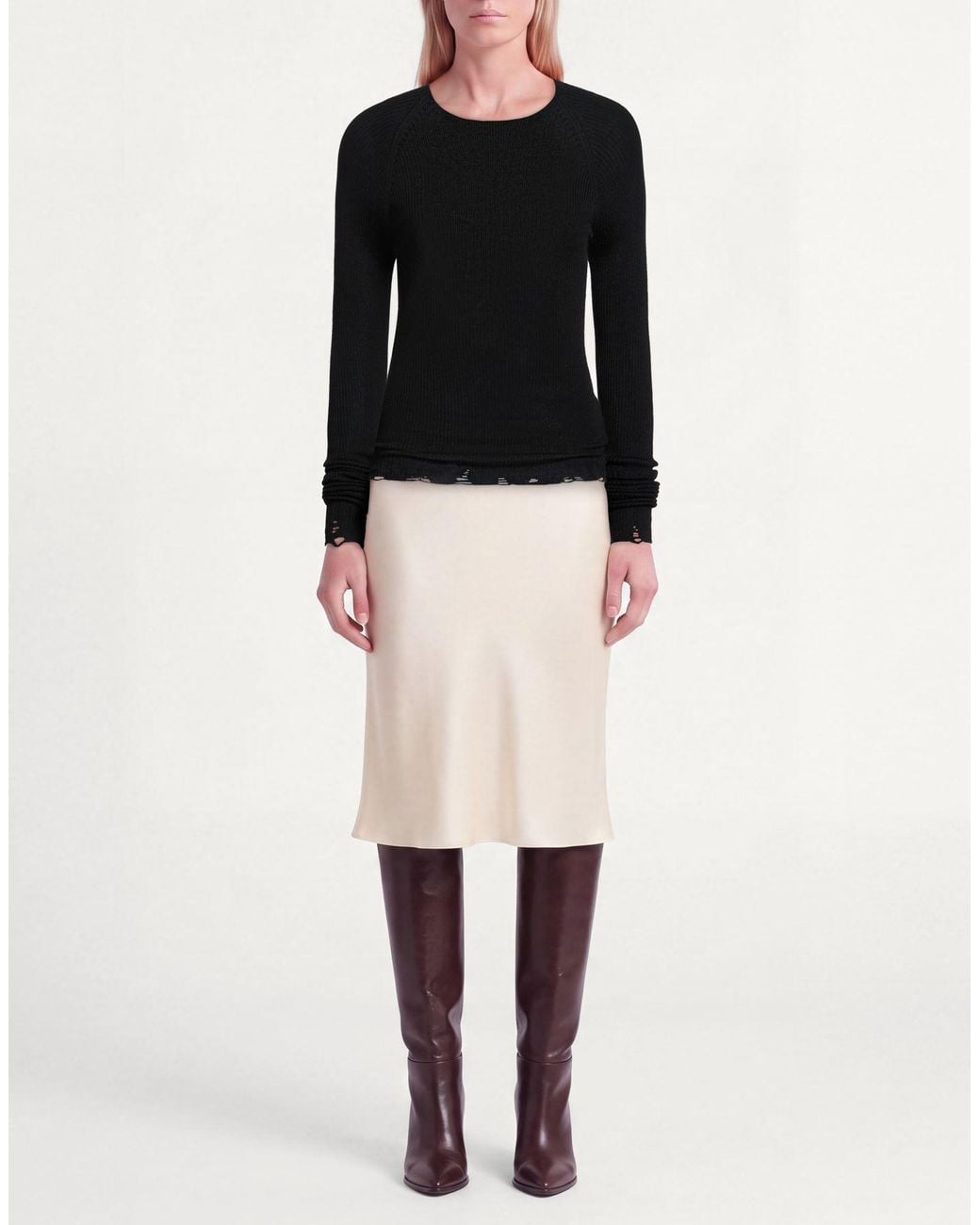 Laneus Black Pullover
