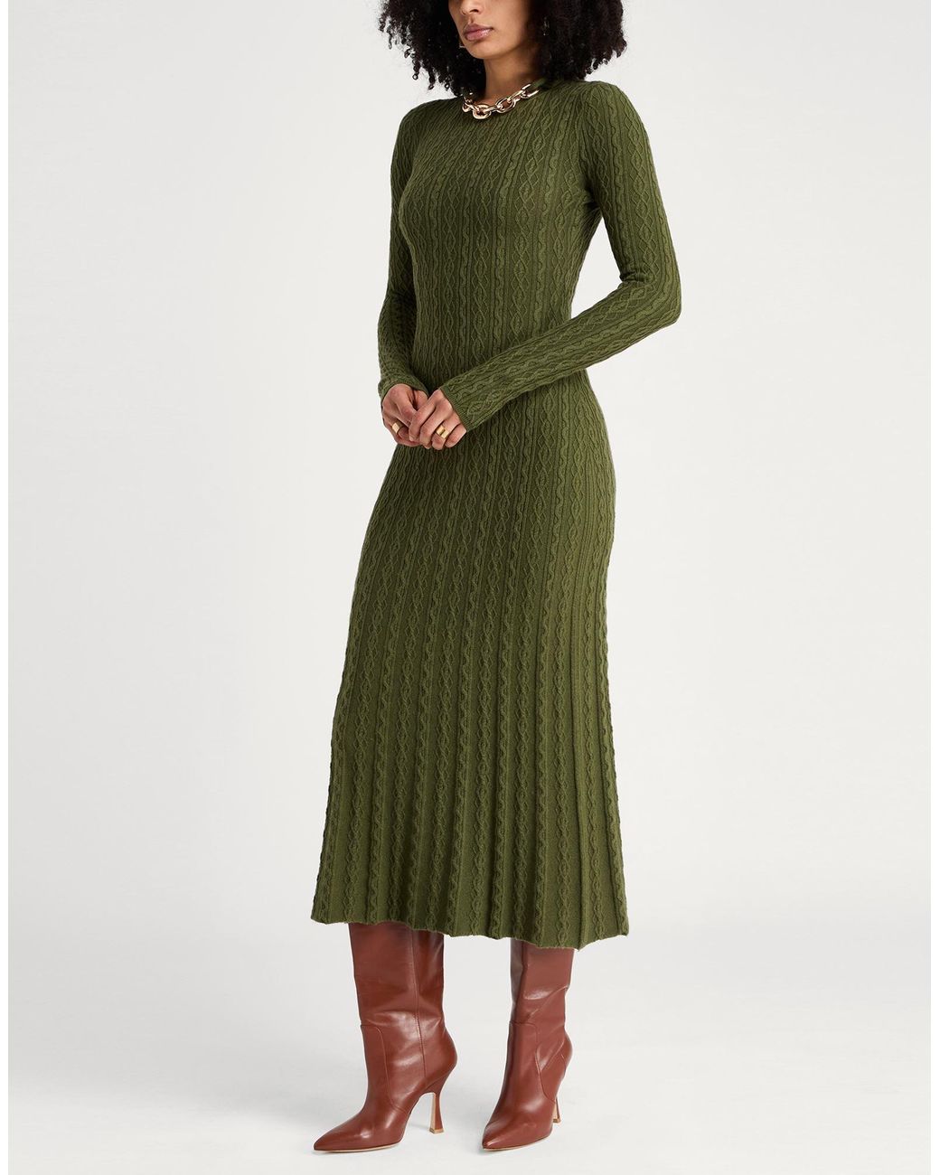 Rabanne Green Maxi Dress