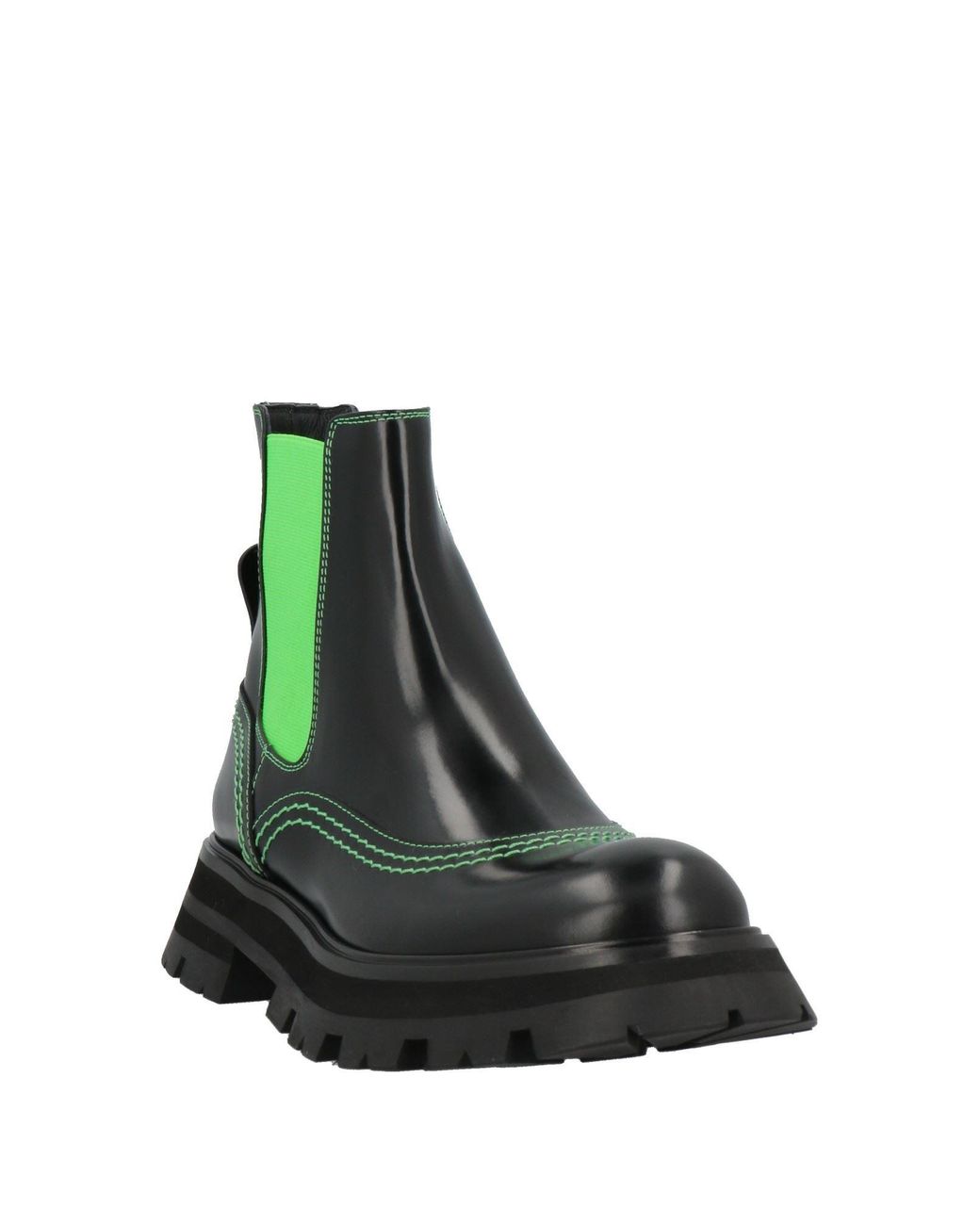 McQueen Green Elevate Your Style With Exquisite Leather Boots