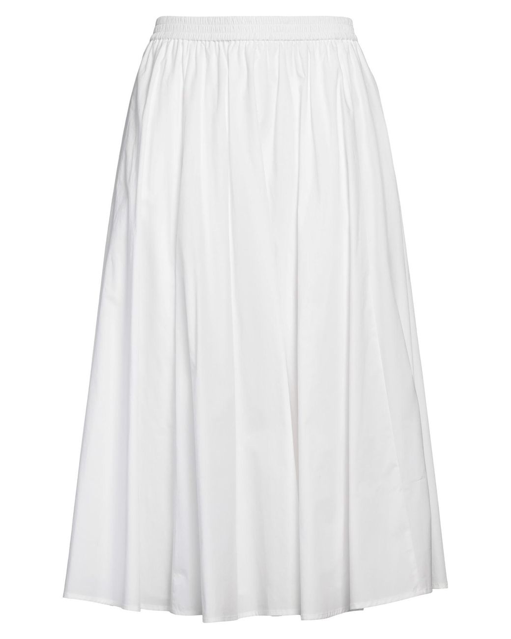 MICHAEL Michael Kors White Midi Skirt