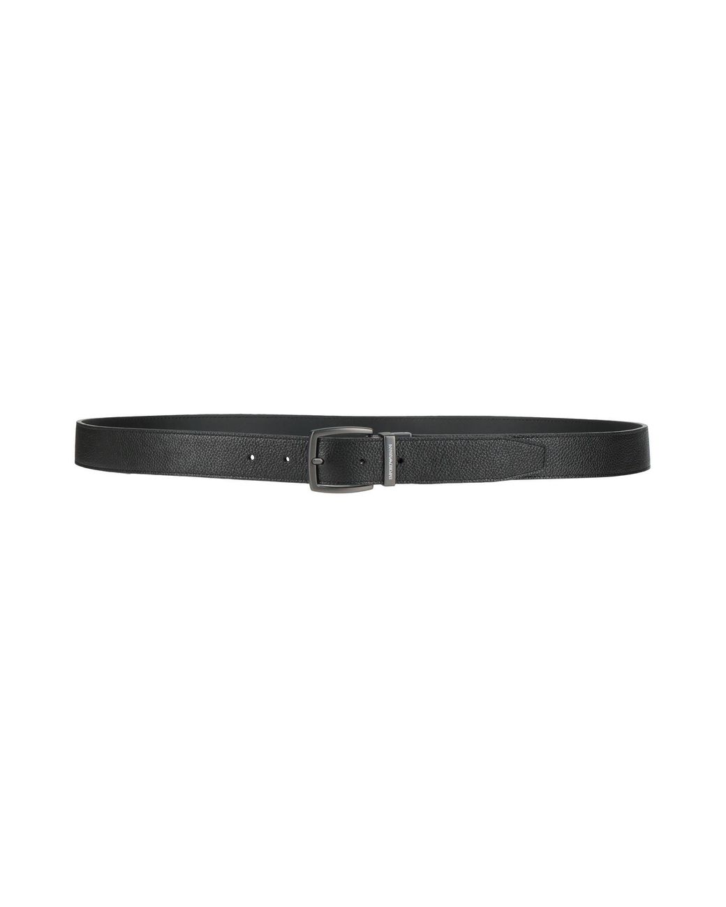 Emporio Armani White Belt Leather for men