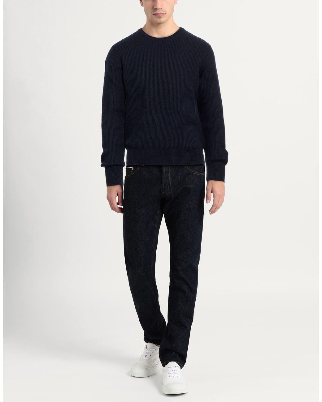 Aragona Blue Sweater Cashmere for men