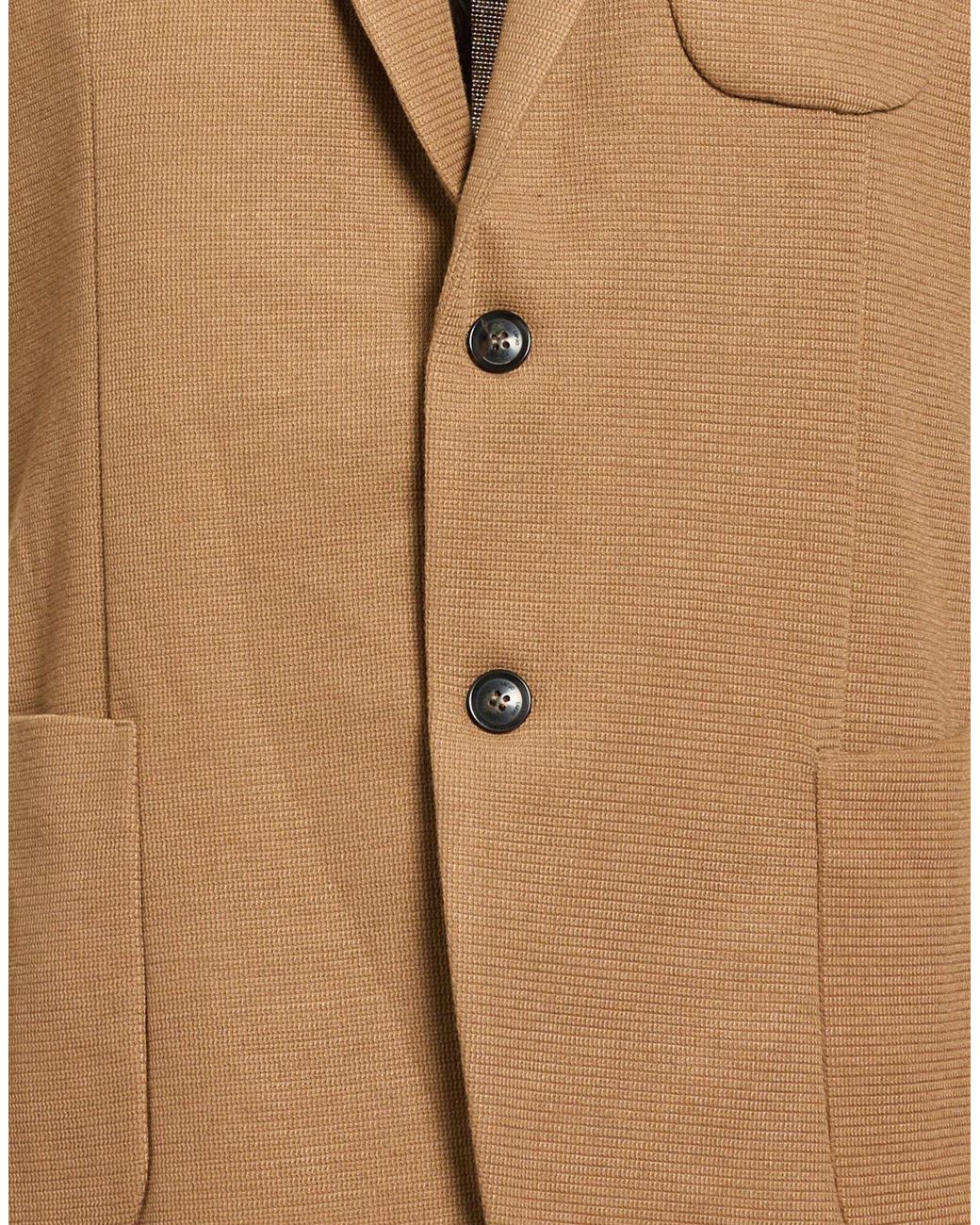 Liu Jo Brown Blazer Polyester, Viscose, Elastane for men