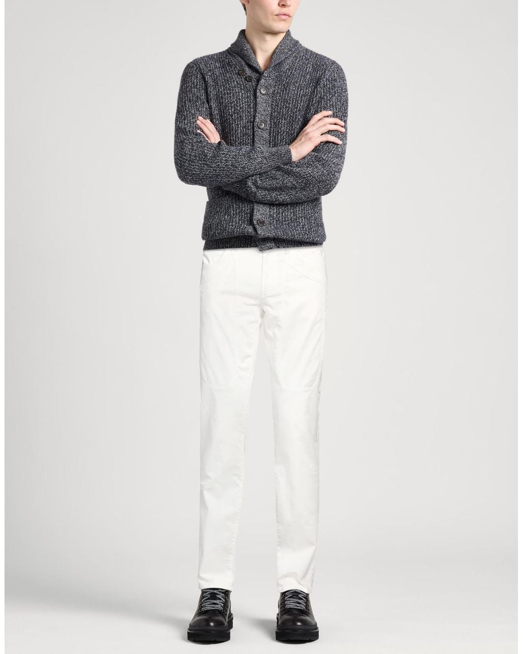 Jeckerson White Trouser for men