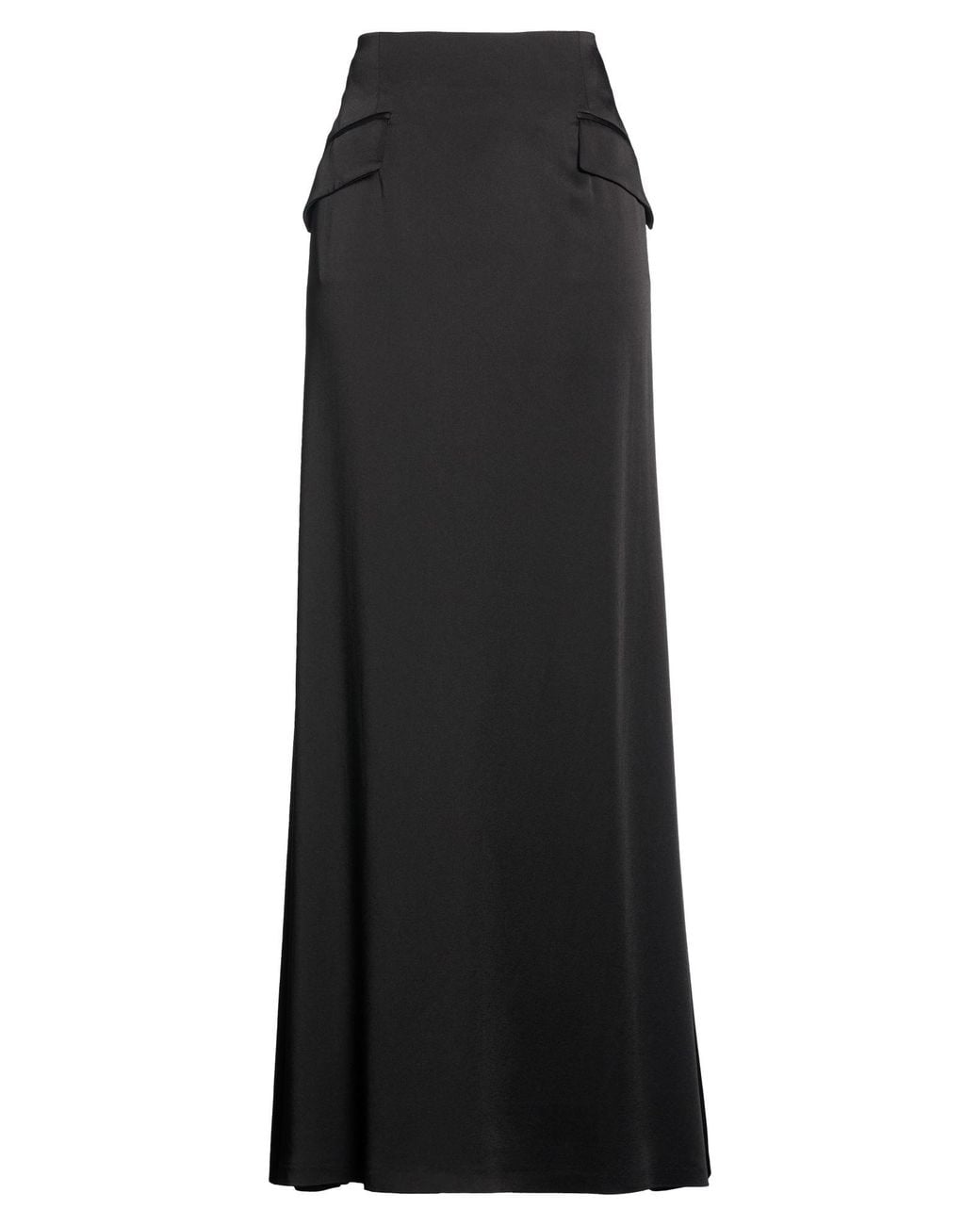 Alberta Ferretti Black Maxi Skirt Acetate, Viscose